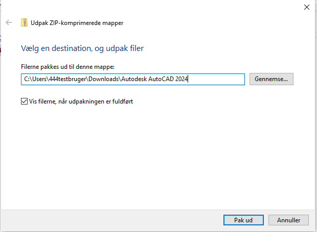 Udpakning